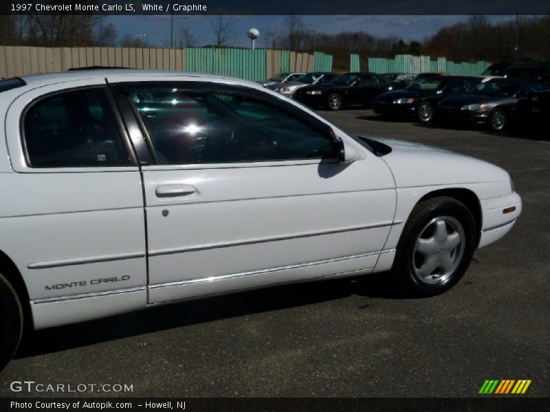 White / Graphite 1997 Chevrolet Monte Carlo LS