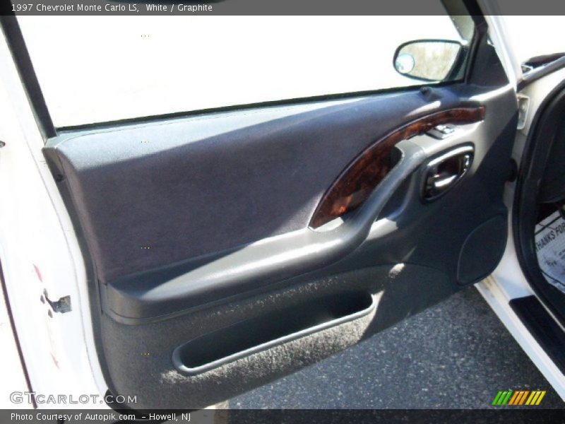 White / Graphite 1997 Chevrolet Monte Carlo LS