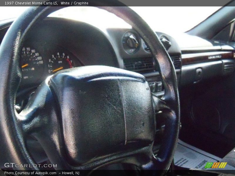 White / Graphite 1997 Chevrolet Monte Carlo LS