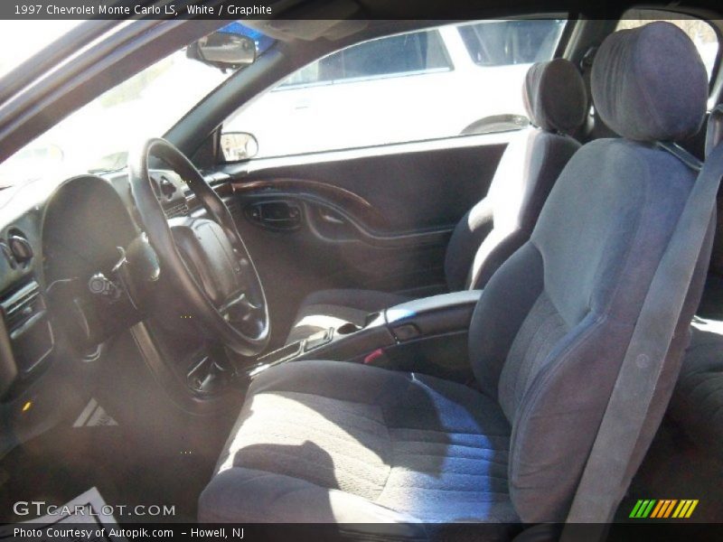 White / Graphite 1997 Chevrolet Monte Carlo LS