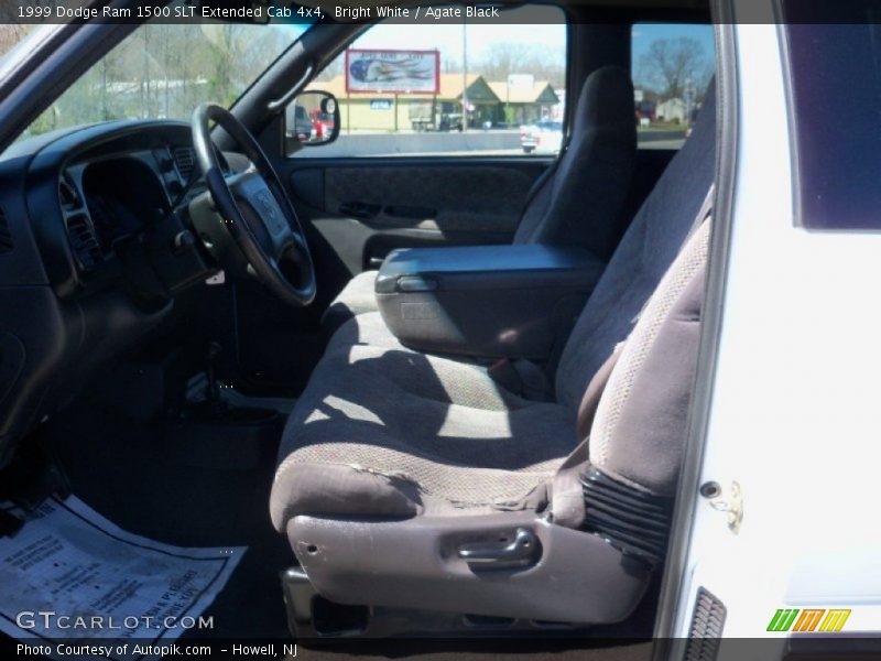 Bright White / Agate Black 1999 Dodge Ram 1500 SLT Extended Cab 4x4
