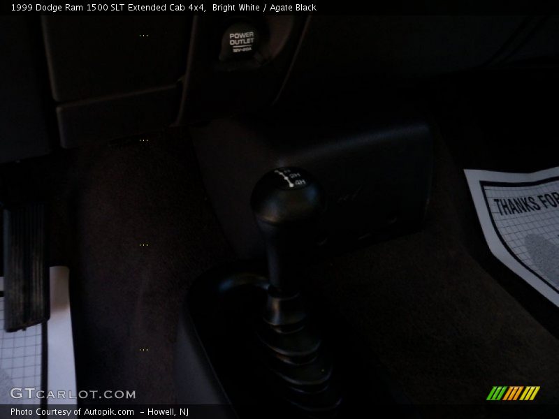 Bright White / Agate Black 1999 Dodge Ram 1500 SLT Extended Cab 4x4