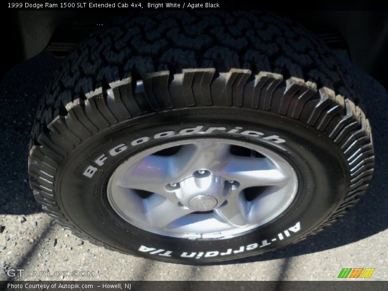 Bright White / Agate Black 1999 Dodge Ram 1500 SLT Extended Cab 4x4