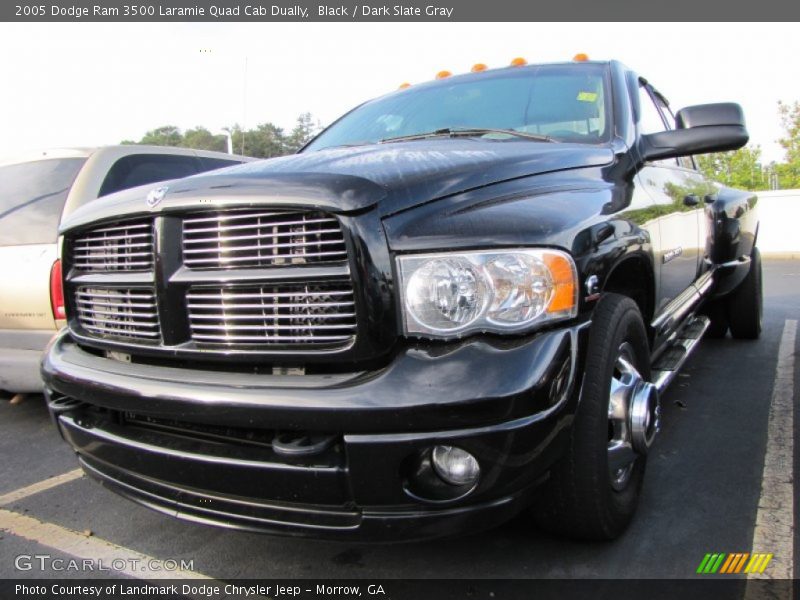 Black / Dark Slate Gray 2005 Dodge Ram 3500 Laramie Quad Cab Dually