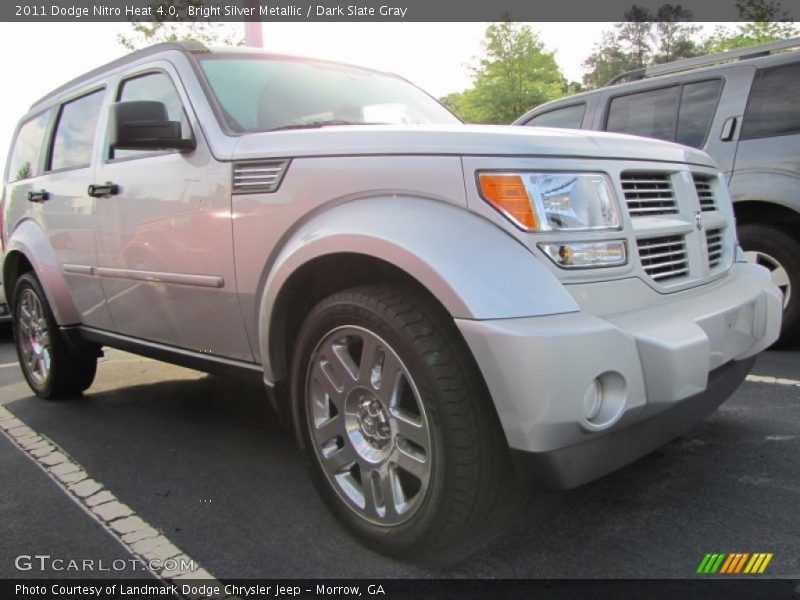 Bright Silver Metallic / Dark Slate Gray 2011 Dodge Nitro Heat 4.0