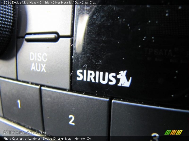 Bright Silver Metallic / Dark Slate Gray 2011 Dodge Nitro Heat 4.0