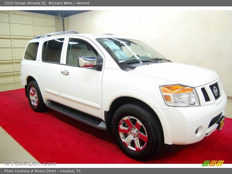 Blizzard White / Almond 2010 Nissan Armada SE