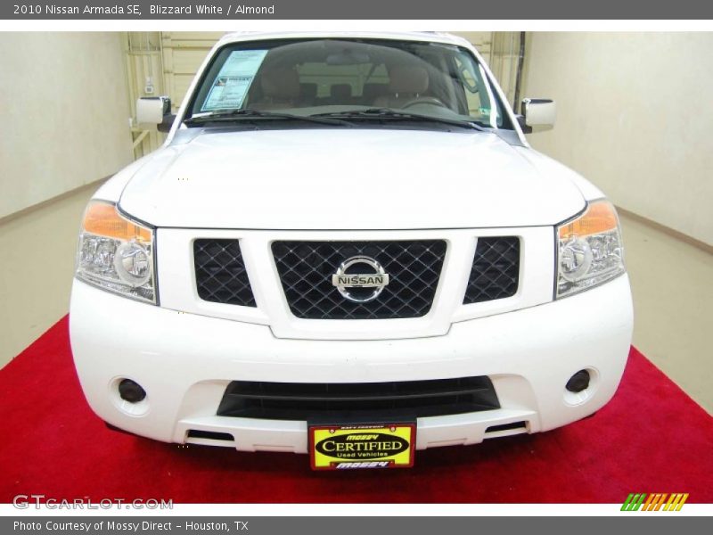 Blizzard White / Almond 2010 Nissan Armada SE