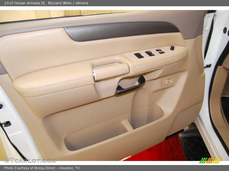 Blizzard White / Almond 2010 Nissan Armada SE