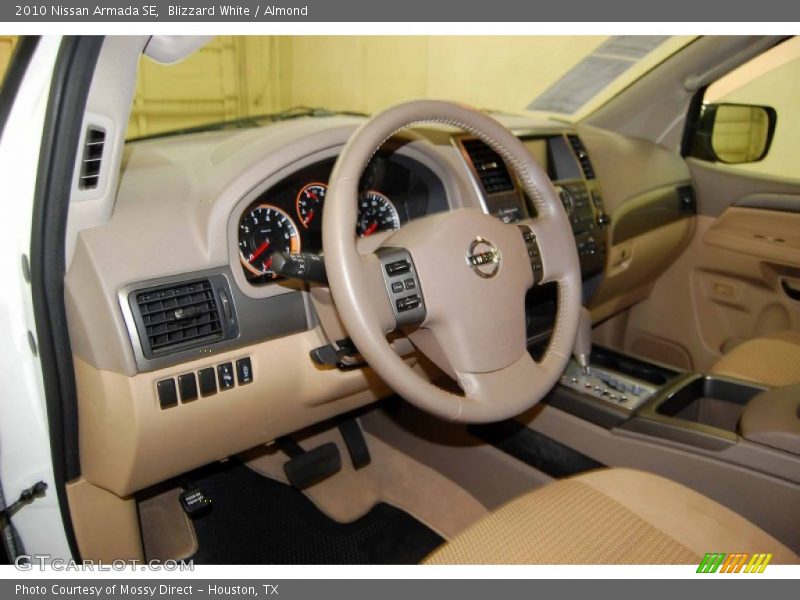 Blizzard White / Almond 2010 Nissan Armada SE