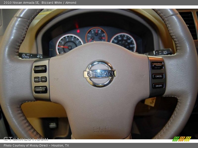 Blizzard White / Almond 2010 Nissan Armada SE