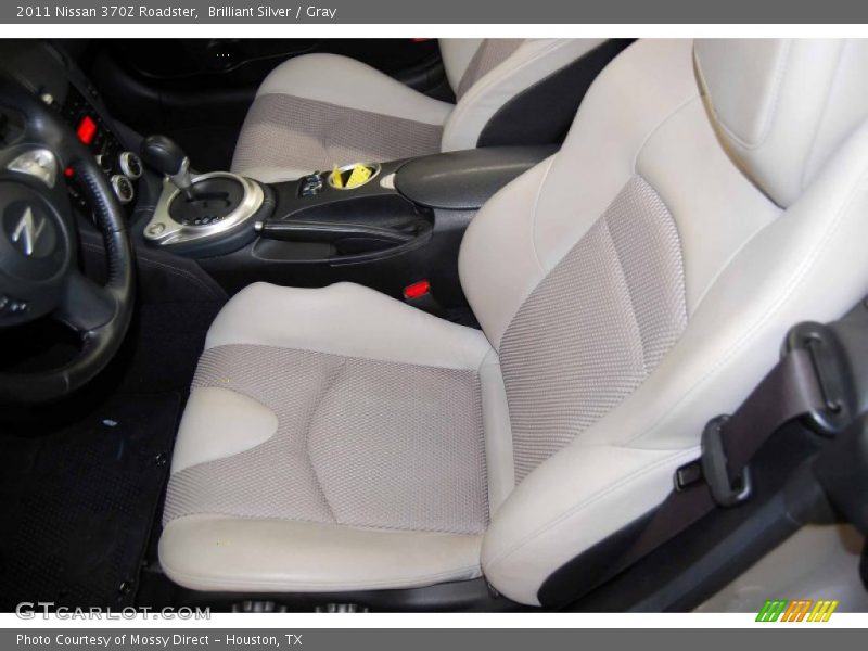 Brilliant Silver / Gray 2011 Nissan 370Z Roadster