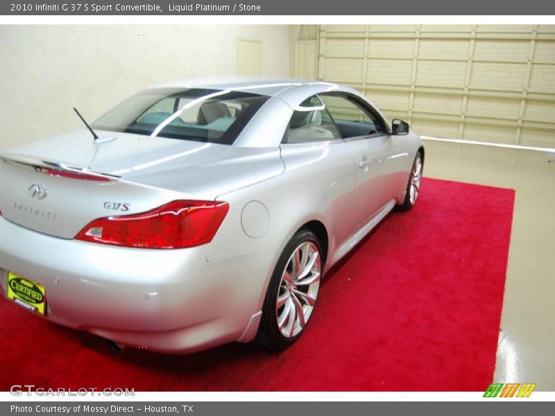 Liquid Platinum / Stone 2010 Infiniti G 37 S Sport Convertible