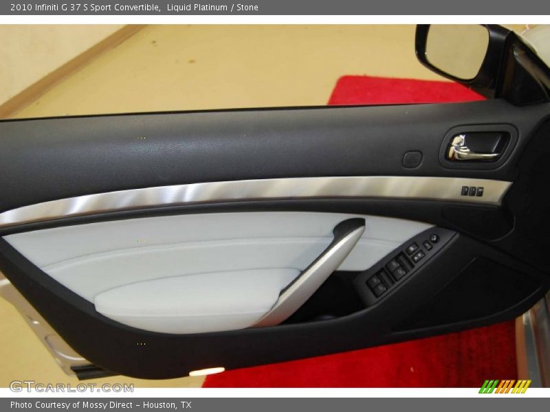 Liquid Platinum / Stone 2010 Infiniti G 37 S Sport Convertible