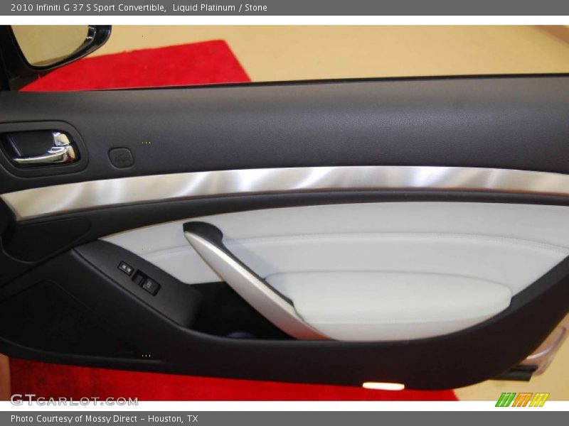 Liquid Platinum / Stone 2010 Infiniti G 37 S Sport Convertible