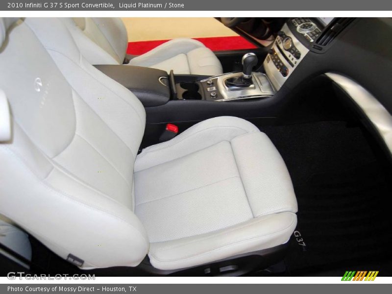 Liquid Platinum / Stone 2010 Infiniti G 37 S Sport Convertible