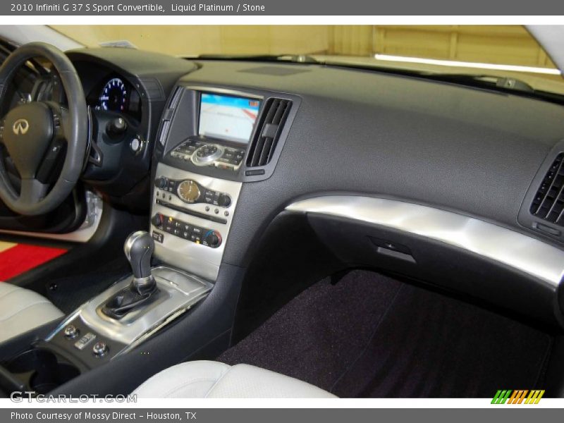 Liquid Platinum / Stone 2010 Infiniti G 37 S Sport Convertible