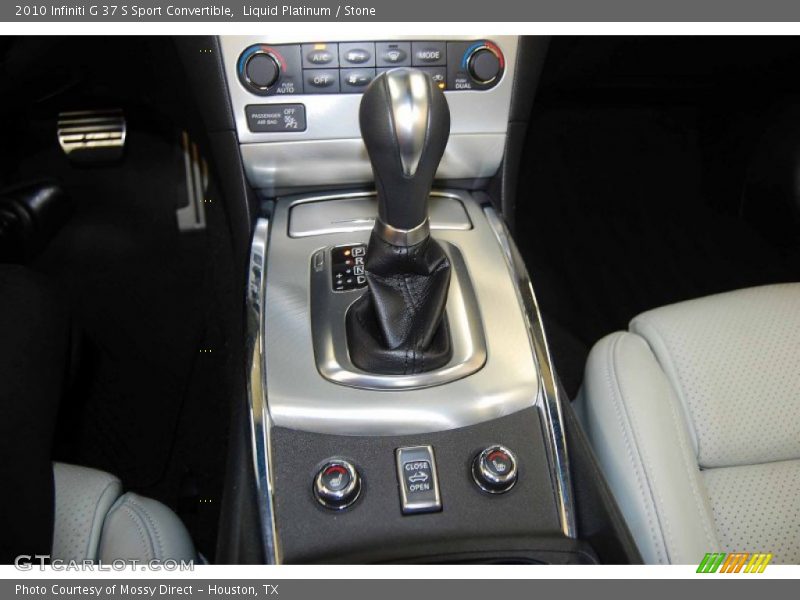 Liquid Platinum / Stone 2010 Infiniti G 37 S Sport Convertible