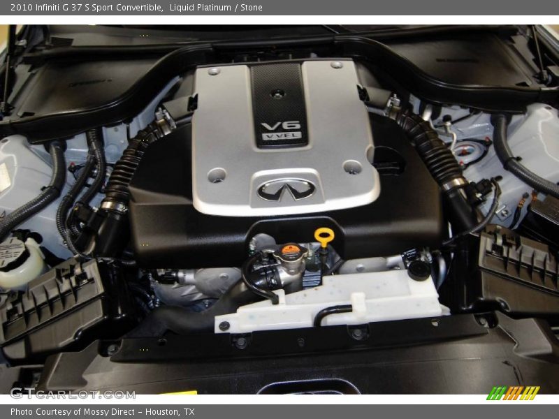 Liquid Platinum / Stone 2010 Infiniti G 37 S Sport Convertible