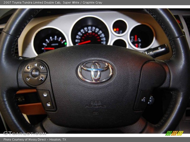 Super White / Graphite Gray 2007 Toyota Tundra Limited Double Cab