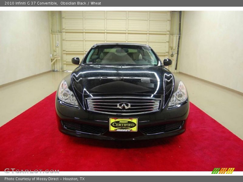 Obsidian Black / Wheat 2010 Infiniti G 37 Convertible