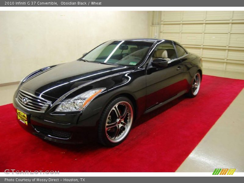 Obsidian Black / Wheat 2010 Infiniti G 37 Convertible