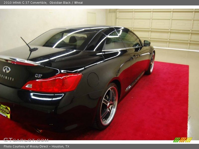 Obsidian Black / Wheat 2010 Infiniti G 37 Convertible
