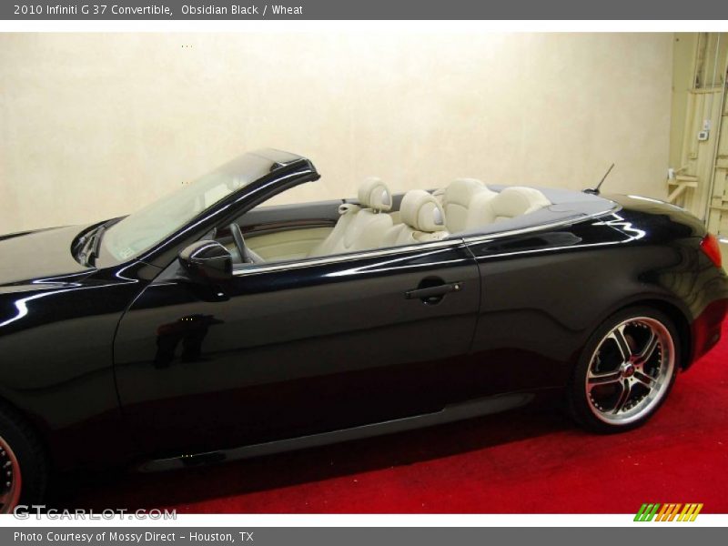 Obsidian Black / Wheat 2010 Infiniti G 37 Convertible