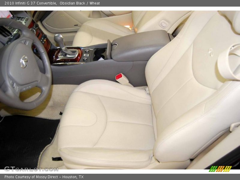 Obsidian Black / Wheat 2010 Infiniti G 37 Convertible