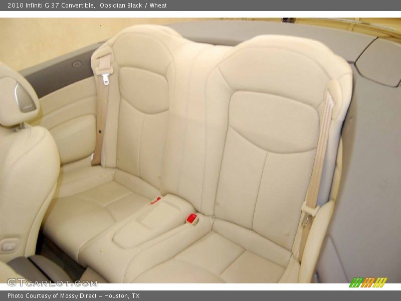 Obsidian Black / Wheat 2010 Infiniti G 37 Convertible
