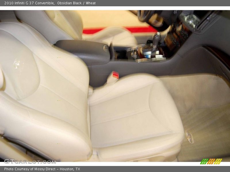 Obsidian Black / Wheat 2010 Infiniti G 37 Convertible