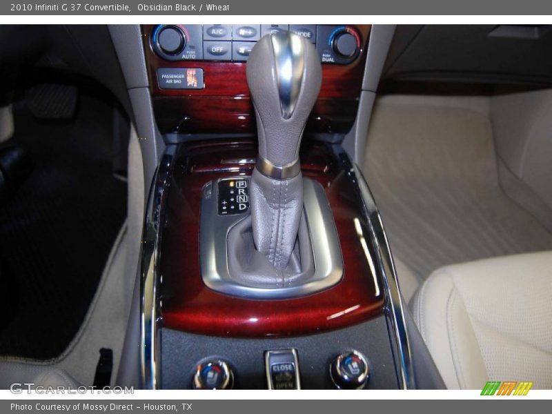 Obsidian Black / Wheat 2010 Infiniti G 37 Convertible