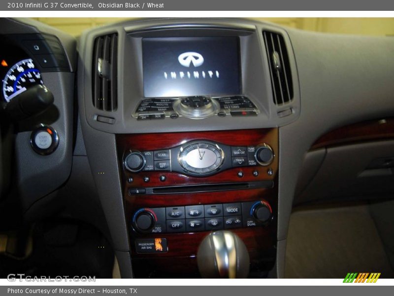 Obsidian Black / Wheat 2010 Infiniti G 37 Convertible