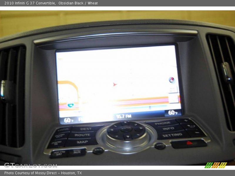 Obsidian Black / Wheat 2010 Infiniti G 37 Convertible