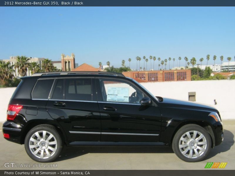 Black / Black 2012 Mercedes-Benz GLK 350