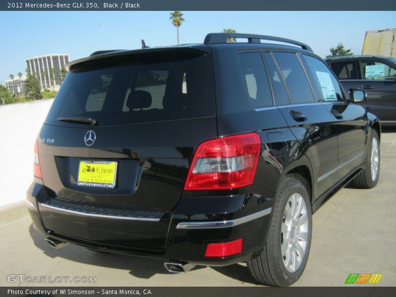Black / Black 2012 Mercedes-Benz GLK 350