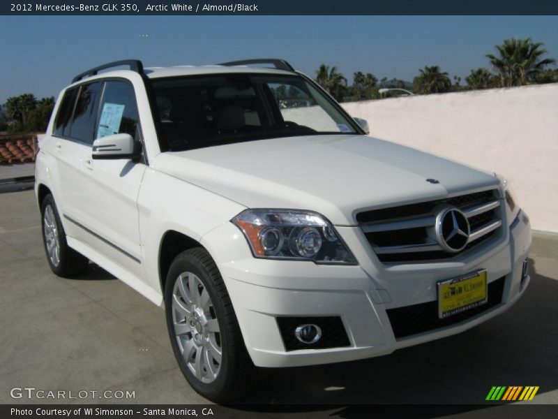 Arctic White / Almond/Black 2012 Mercedes-Benz GLK 350