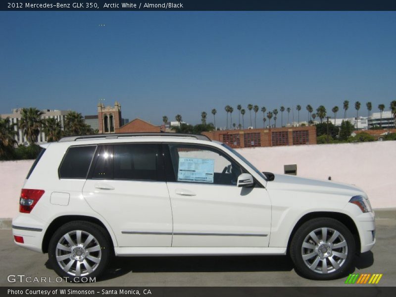 Arctic White / Almond/Black 2012 Mercedes-Benz GLK 350