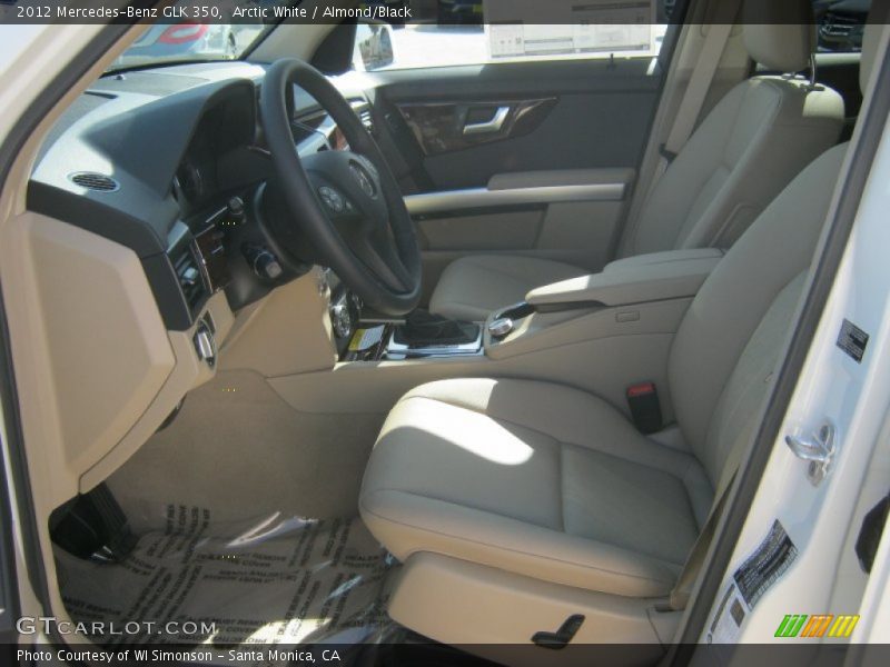 Arctic White / Almond/Black 2012 Mercedes-Benz GLK 350