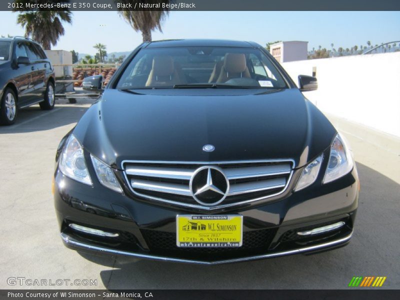 Black / Natural Beige/Black 2012 Mercedes-Benz E 350 Coupe
