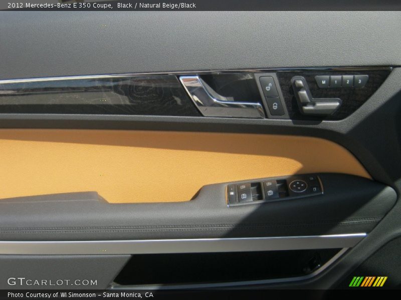 Black / Natural Beige/Black 2012 Mercedes-Benz E 350 Coupe