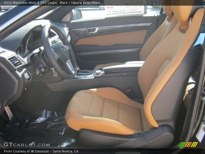 Black / Natural Beige/Black 2012 Mercedes-Benz E 350 Coupe