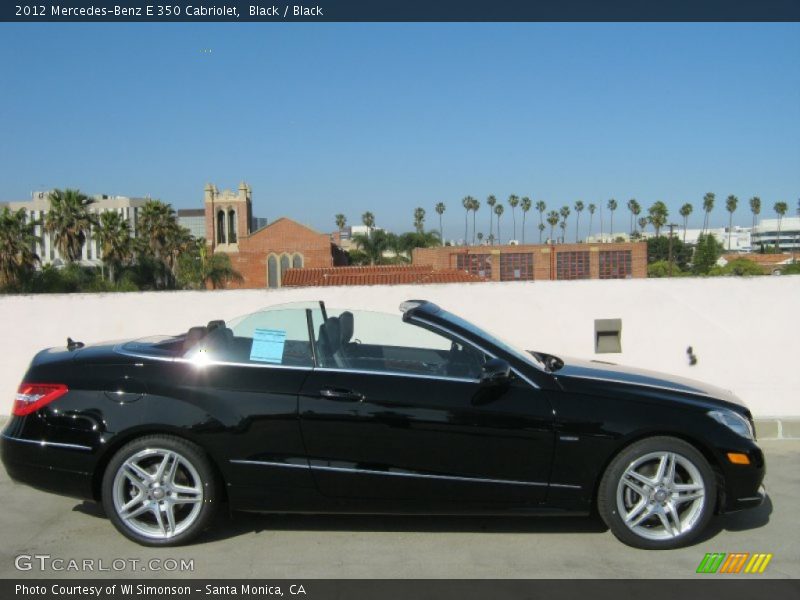 Black / Black 2012 Mercedes-Benz E 350 Cabriolet