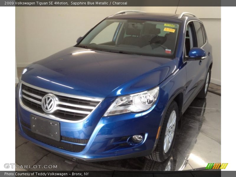 Sapphire Blue Metallic / Charcoal 2009 Volkswagen Tiguan SE 4Motion