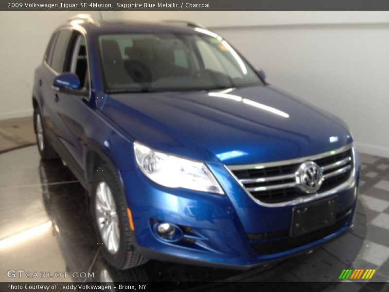 Sapphire Blue Metallic / Charcoal 2009 Volkswagen Tiguan SE 4Motion