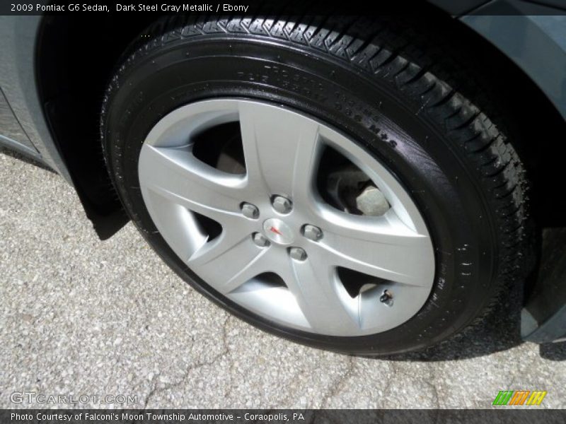 Dark Steel Gray Metallic / Ebony 2009 Pontiac G6 Sedan