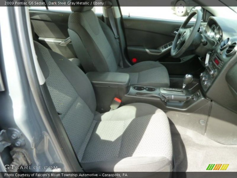 Dark Steel Gray Metallic / Ebony 2009 Pontiac G6 Sedan
