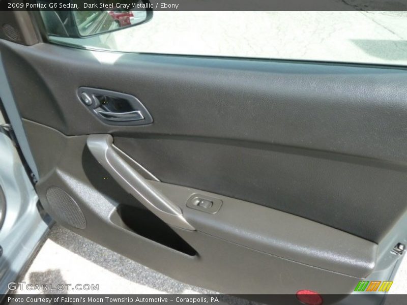Dark Steel Gray Metallic / Ebony 2009 Pontiac G6 Sedan