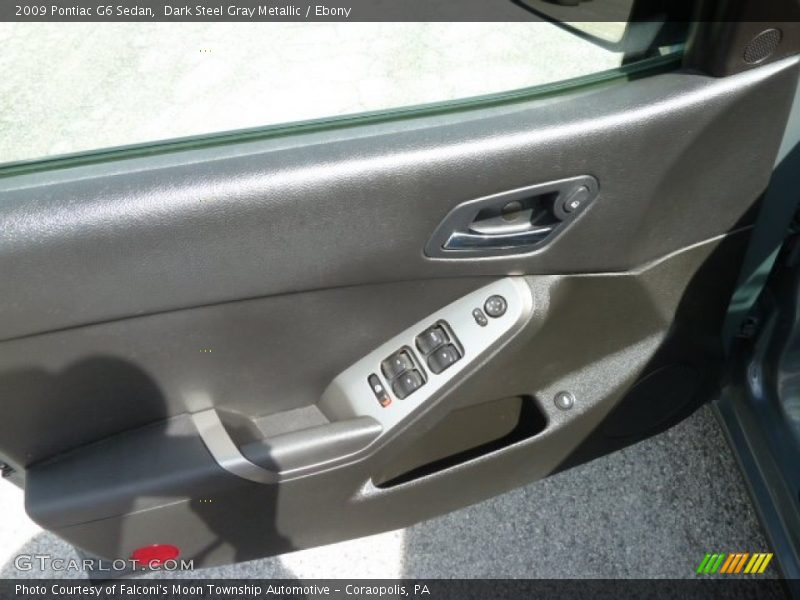 Dark Steel Gray Metallic / Ebony 2009 Pontiac G6 Sedan