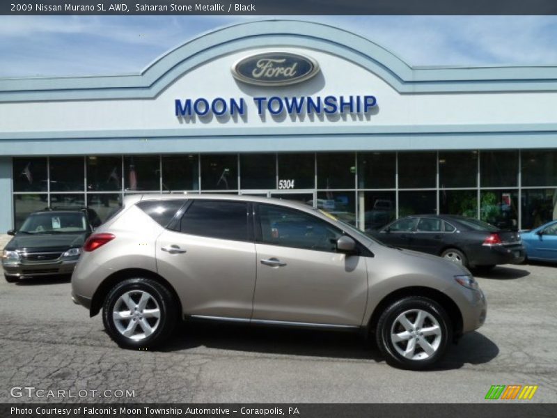 Saharan Stone Metallic / Black 2009 Nissan Murano SL AWD